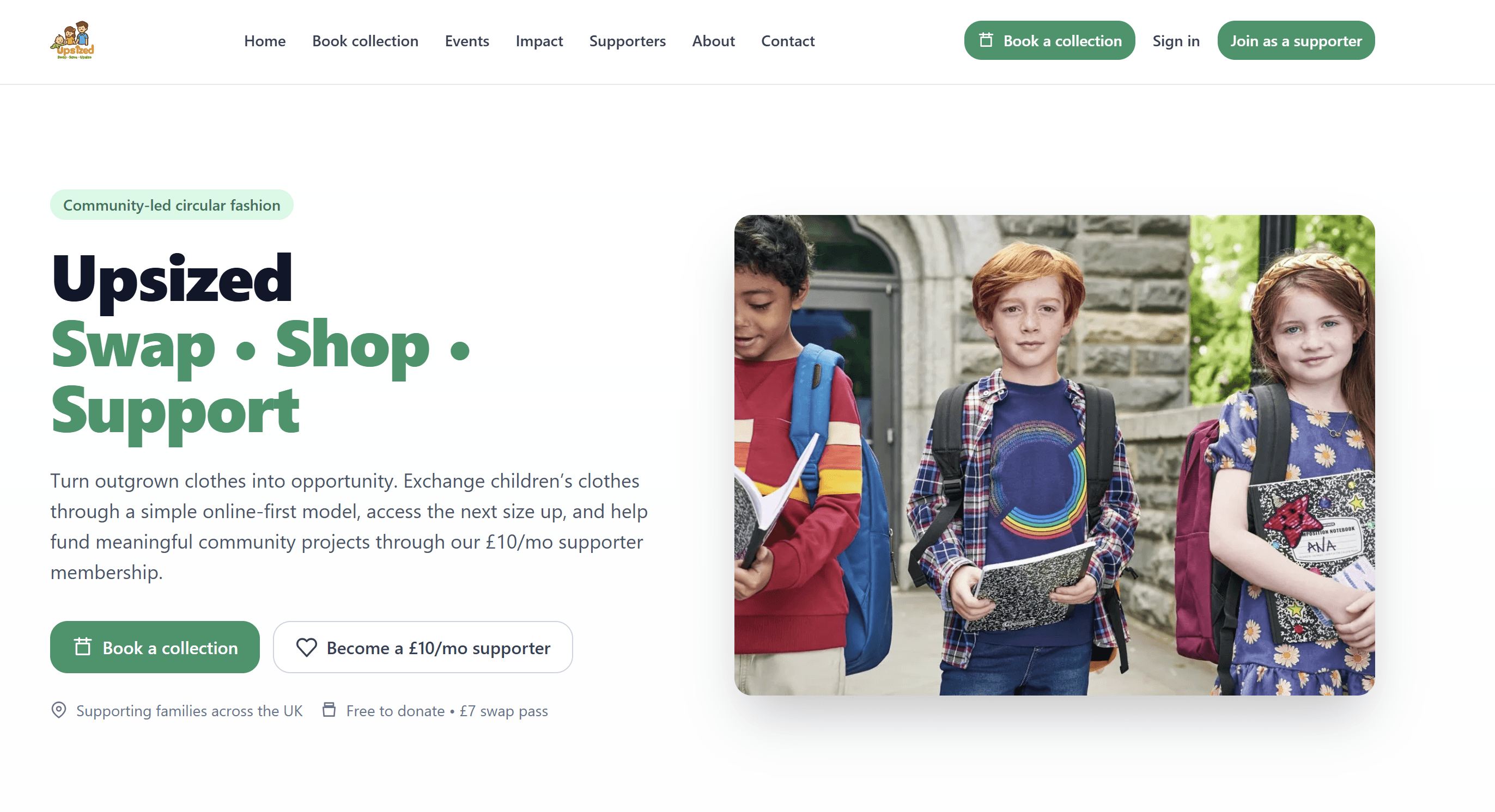 Upsized digital product workspace screen